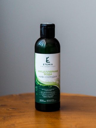 Мягкая мицеллярная вода для снятия макияжа ETEMIA Нуф+солодка