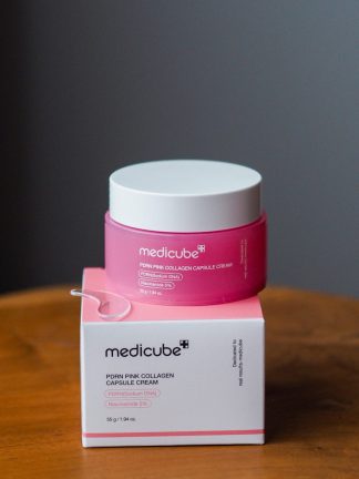 Укрепляющий капсульный крем с ПДРН и пептидами medicube PDRN Pink Collagen Capsule Cream