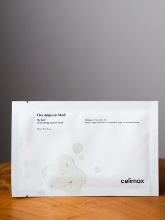 Успокаивающая тканевая маска с экстрактом центеллы Celimax The Real Cica Calming Ampoule Mask
