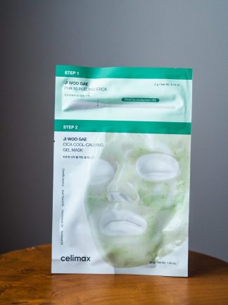 Двухступенчатый пилинг-уход Celimax Ji Woo Gae Cica PHA Peel 2-step Gel Mask