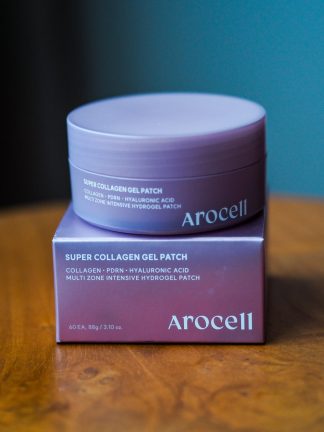 Arocell коллагеновые патчи для глаз с ПДРН, бакучиолом и пептидами Super Collagen Gel Patch 60 шт